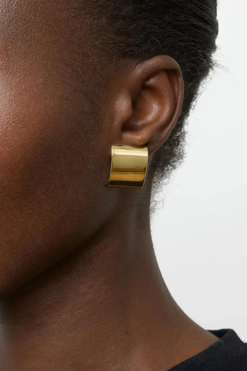 LIE STUDIO Gleaming Nested Drop Earrings
