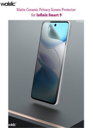 Infinix Smart 9 Full Cover Matte Ceramic Privacy Screen Protector - Explosion-Proof, Anti-Bubble, Anti-Fingerprint | Flexible Privacy Nano Ceramic, Anti-Peeping, Edge-to-Edge Coverage, High Transparency, Delicate Touch, Easy Installation - pzsku/ZD9B69D37E0C36C0AACA7Z/45/_/1737290547/ae4dc74c-256b-4a83-8eb6-63521b8195b6
