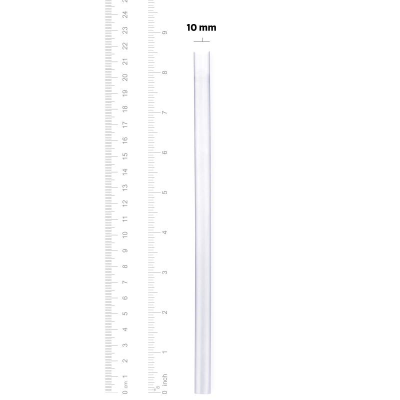 Comfy Package [100 Pack] Jumbo Smoothie Straws, Plastic Boba Straws, Milkshake Straws - Clear - Image 2