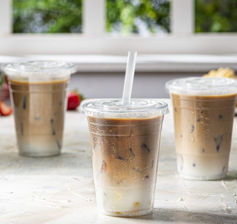 Comfy Package [100 Pack] Jumbo Smoothie Straws, Plastic Boba Straws, Milkshake Straws - Clear - Image 5