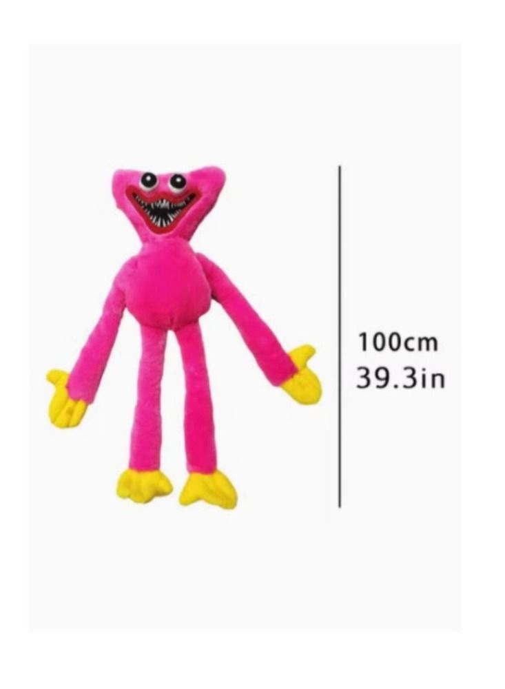 2 Pieces Poppy Playtime Huggy Wuggys Plush Toys Blue and Pink 40cm - Image 2