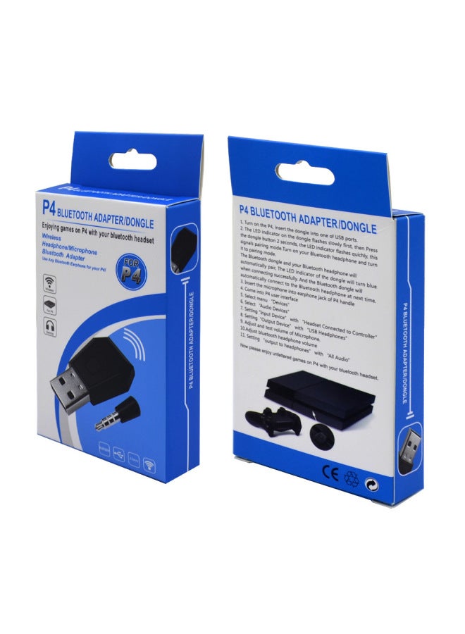 PS4 Bluetooth Adapter PS4 Usb 4.0 Adapter Wireless PS4 Headset Bluetooth Receiver-Product Color:PS4 Bluetooth Adapter