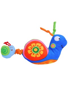 Generic Lala Children's Cartoon Cloth Toy Cute Animal Early Education Plush Baby Toy Hand Stick-Color:Bear Triangle  - Image 2