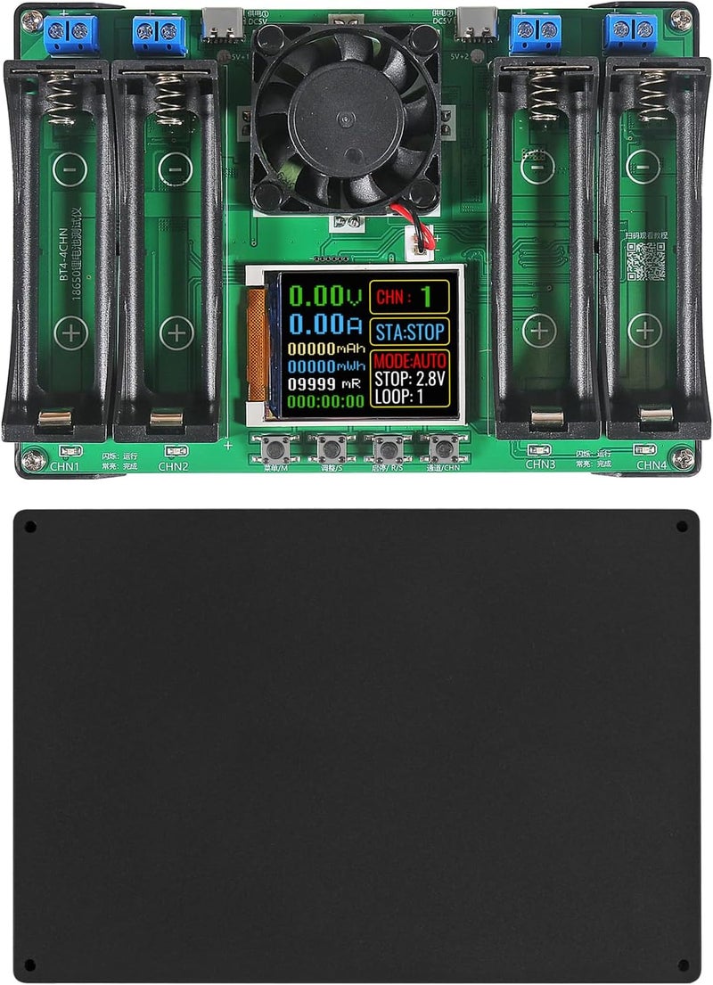 AITIAO 1pcs Type-C 18650 Lithium Battery Capacity Tester Module MAh MWh 4 Channel Digital Lithium Battery Power Internal Resistance Detector - Image 5
