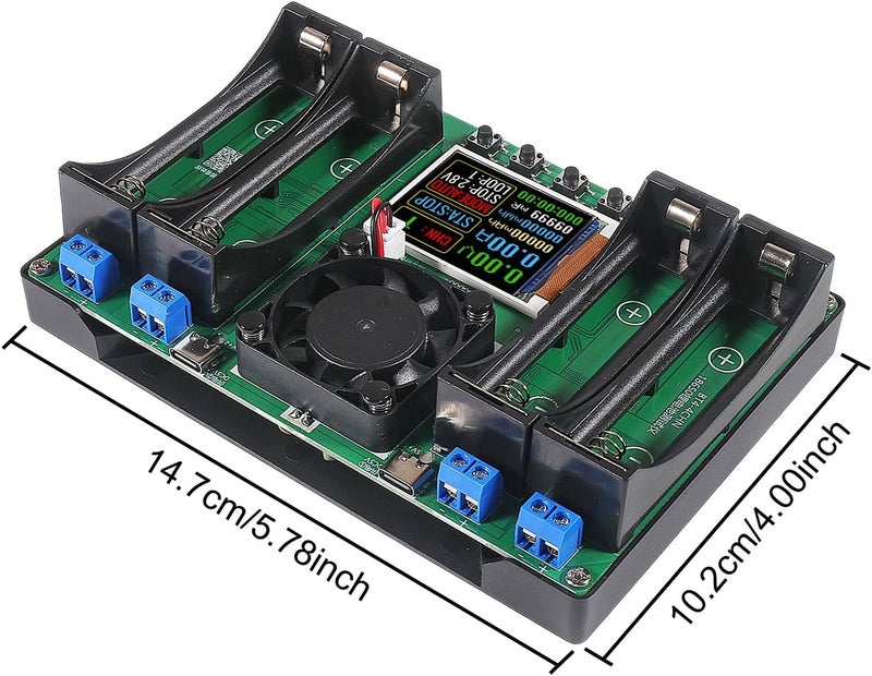 AITIAO 1pcs Type-C 18650 Lithium Battery Capacity Tester Module MAh MWh 4 Channel Digital Lithium Battery Power Internal Resistance Detector - Image 4