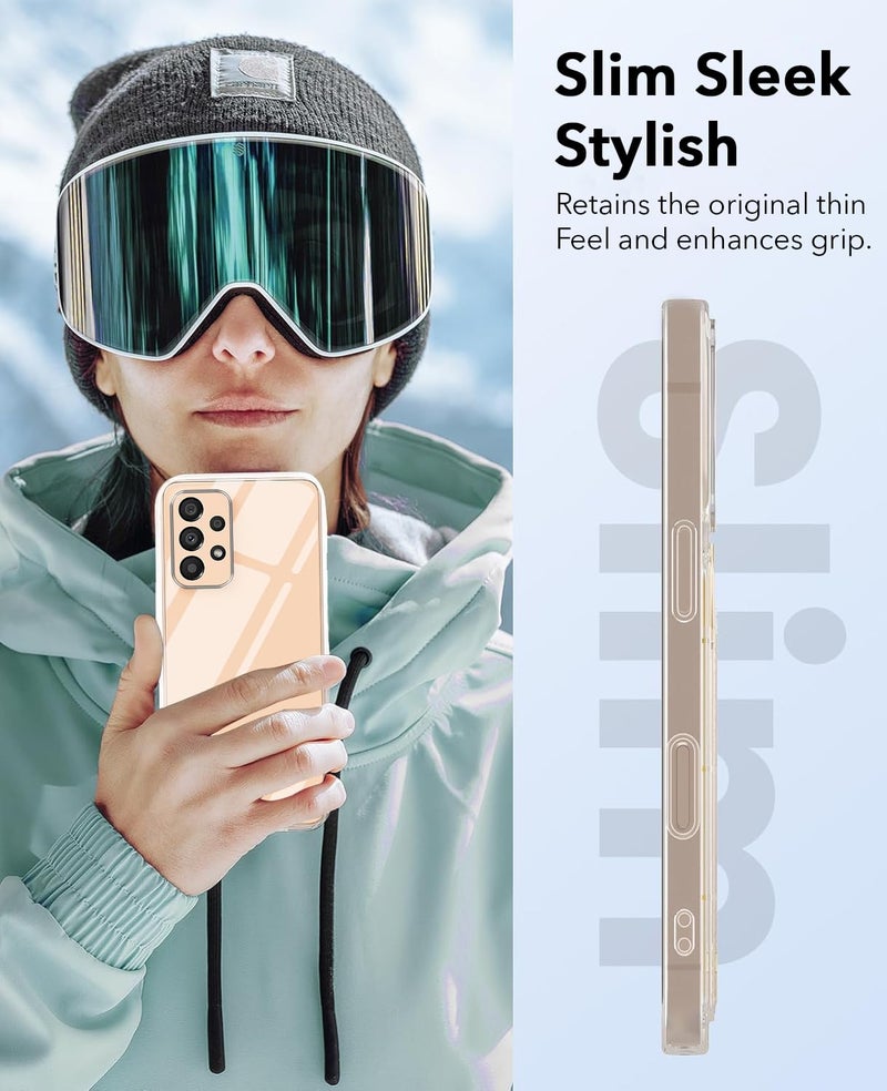 Jkobi Lifetime Anti-Yellow Clear Back Cover Case for Samsung Galaxy A33 5G (Sleek Hard Crystal | Shockproof and Camera Protection) - Image 3