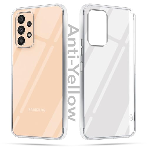 Jkobi Lifetime Anti-Yellow Clear Back Cover Case for Samsung Galaxy A33 5G (Sleek Hard Crystal | Shockproof and Camera Protection) - Image 1