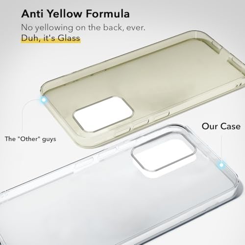 Jkobi Lifetime Anti-Yellow Clear Back Cover Case for Samsung Galaxy A33 5G (Sleek Hard Crystal | Shockproof and Camera Protection) - Image 2