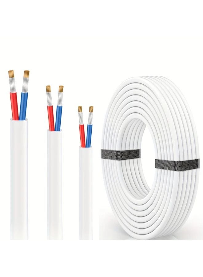 16 AWG 2 Wire Flat Red Blue Copper Clad Aluminum Hookup Wire 1181 1 Inch - Image 3