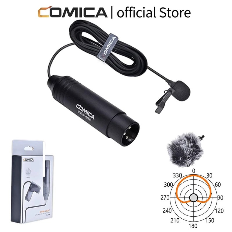 كوميكا ميكروفون Comica, 1.8M Black - Image 1