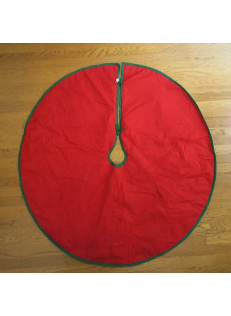 Christmas Tree Skirt Tree Rug Made of Soft Fabric for Home, Office and Holiday Decor Christmas Tree Skirt - Image 3