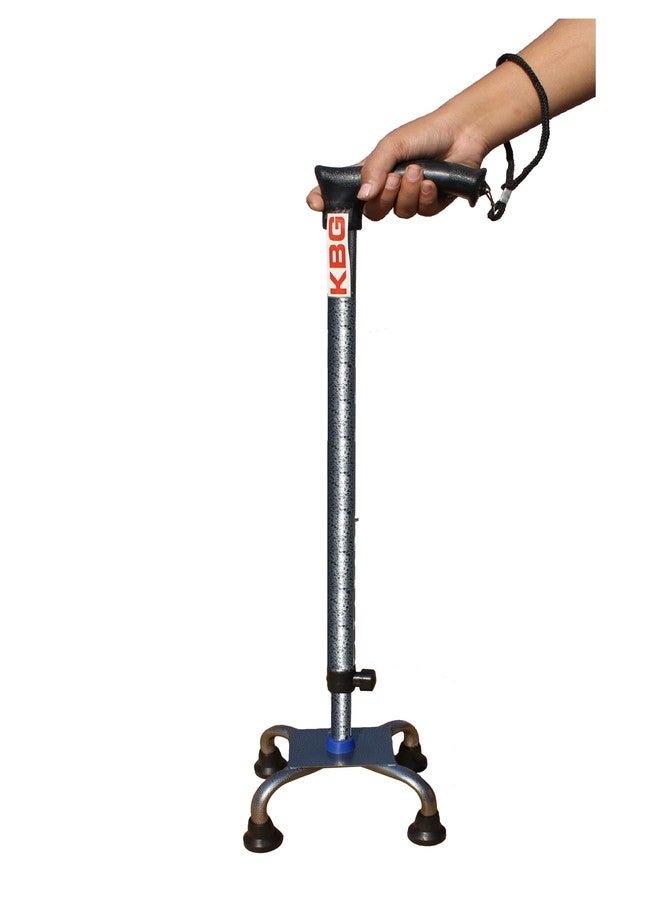 Kbg Surgical 4 Leg Antique Dori Height Adjustable Men Women Old People Walking Stick - Unisex 36 Inch - Image 2