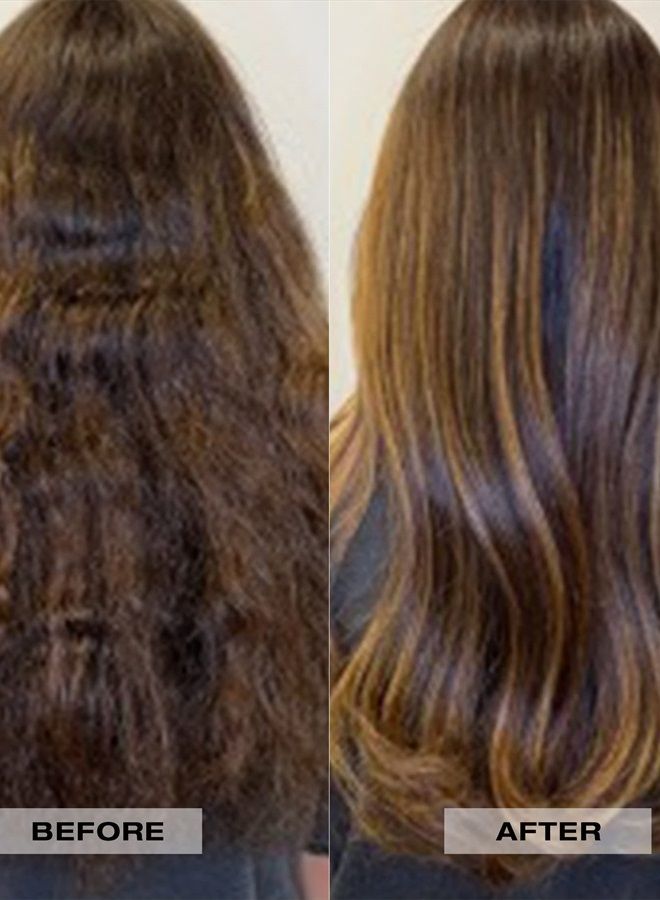 L'anza كريم زيت الكيراتين المعالج ضد التجاعيد، لإنهاء لامع ومظهر يدوم طويلاً، مع حماية ثلاثية من الأشعة فوق البنفسجية والحرارة، مناسب لجميع أنواع الشعر، حجم السفر (4.7 أونصة سائلة) - Image 5