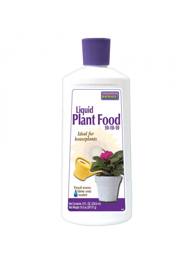 Bonide Bonide Houseplant Liquid Plant Food 10-10-10, 8 oz Concentrated Fertilizer for Indoors, Use Every Time You Water  - Image 1
