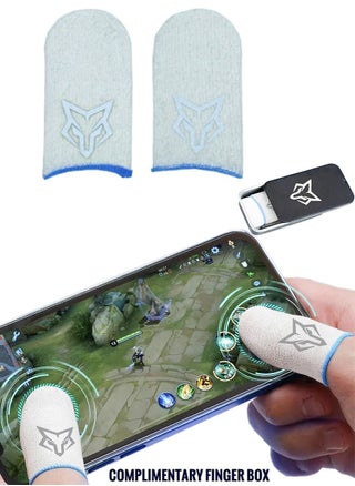 High Quality Gaming Thumb Finger Sleeves Pair With Storage Case, Super Highly Sensitive Smooth Operation, Sweat Absorbing, Breathable, Perfect For Mobile Game,  for Phones Gaming Ultimate Performance - pzsku/ZD9B765923F827AB789EFZ/45/_/1686577915/1d295764-dd06-401c-ab00-962b3db5aefa