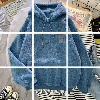 ins New Autumn and Winter 2021 Fleece-lined Thickened Lambcock Sweater Womens Trendy Korean Style Student Loose Jacket Trendy Blue - pzsku/ZD9B76C819B2213417394Z/45/1746228492/5c71b6d0-9d97-4c1a-9d41-70e5e8086b99