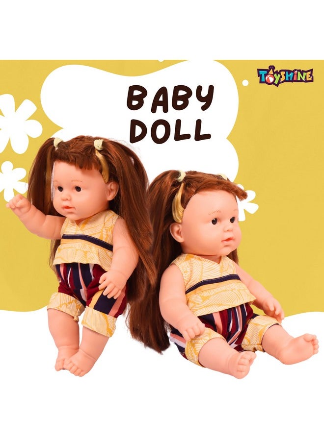 Toyshine Toyshine 14 Inches Realistic Look Button Press Talking Toy Baby Doll for Kids Adorable Toy for Ages 1 2 3  - Image 5