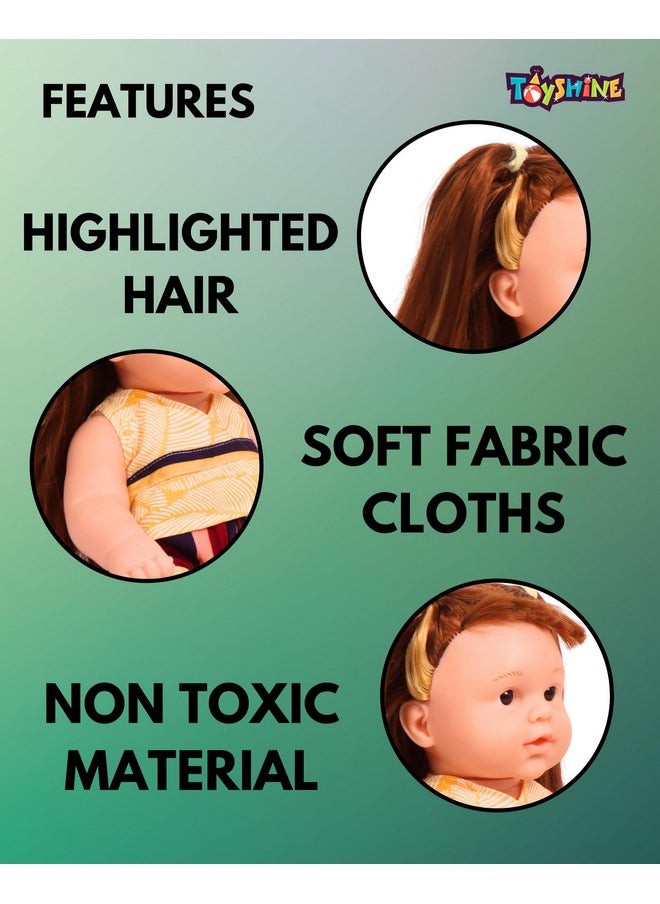Toyshine Toyshine 14 Inches Realistic Look Button Press Talking Toy Baby Doll for Kids Adorable Toy for Ages 1 2 3  - Image 3