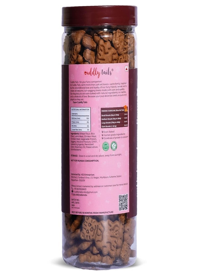 Cuddly Tails بسكويت الكلاب "كادلي تيلز" - بنكهة لحم الضأن، مكافآت للكلاب البالغة والجراء - 400 غرام لكل عبوة (عبوة من قطعتين) - Image 4