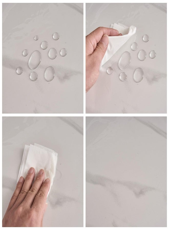 LIBERECOO Clear Plastic Table Cover Protector, Rectangle Waterproof Oilproof Vinyl Tablecloth, 60 x 84 Inch Heavy Duty Wipeable Reusable Transparent Table Cloth for Dining & Party - Image 2
