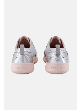 COLE HAAN Women Medium Lace Up Casual Shoes, Silver  - Image 2