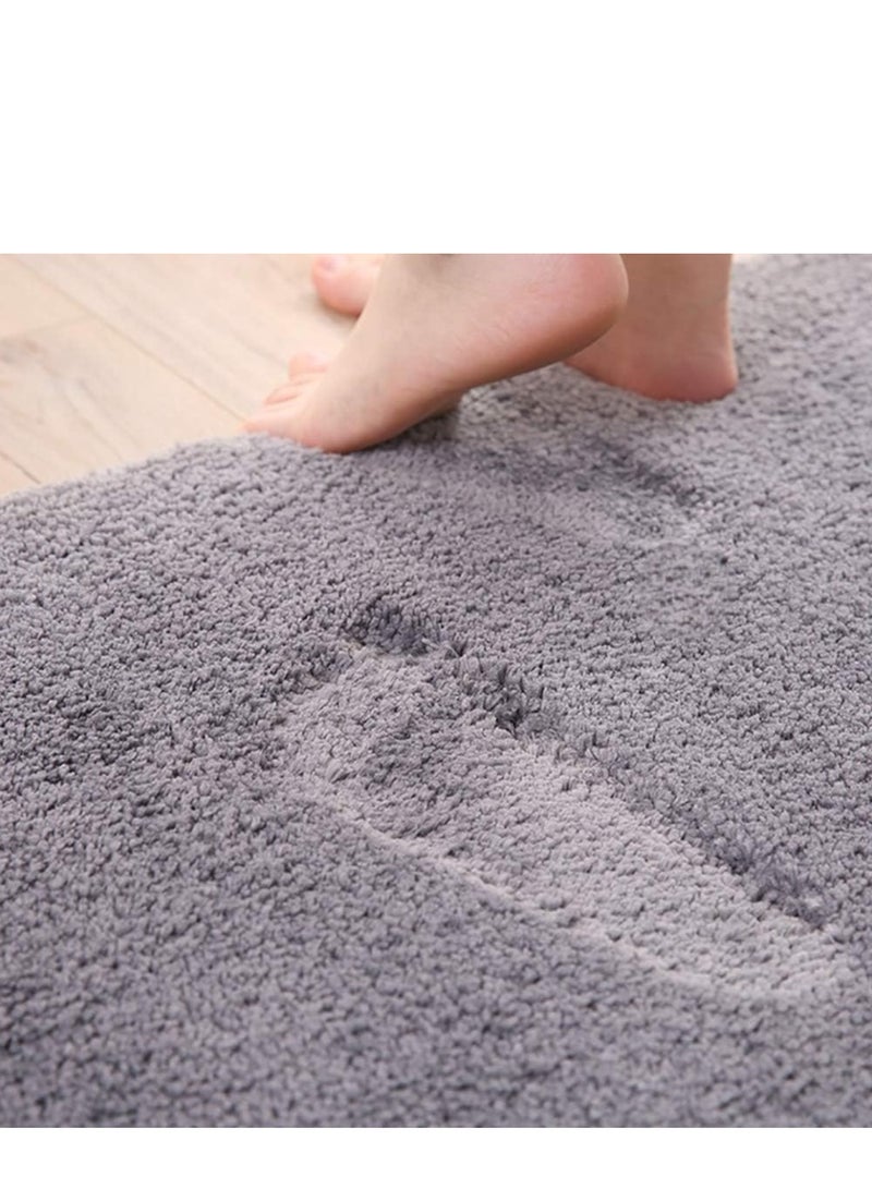 Non skid Bath Rug Highly Absorbent Caterpillar Design Bath Mat Soft Microfiber Plush Shaggy Door Mat Easily Washable in the Machine. - Image 3