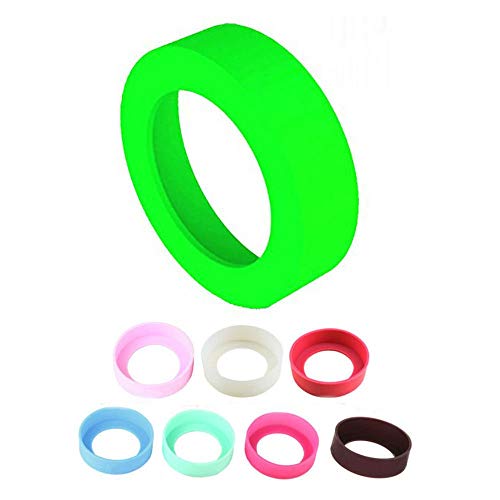 AKOAK Water Bottles Bottom Silicone Sleeve Protective Cover Cap,2.56 Inches,Fit for Cups with Bottom Base Diameter From 2.56 Inches to 2.75 Inches (Green) - Image 3