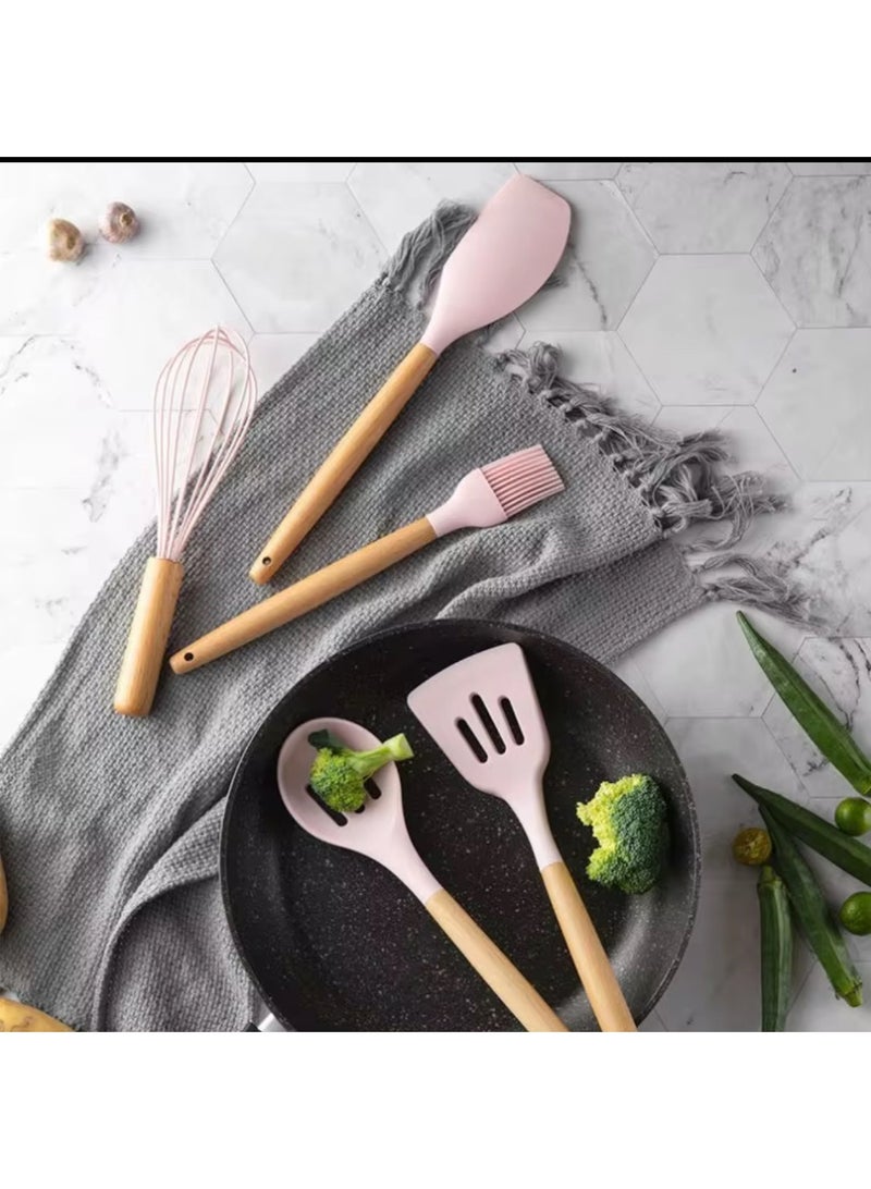 طقم توزيع سيليكون بسطح مانع للالتصاق مكون من 12 قطعة - Image 5