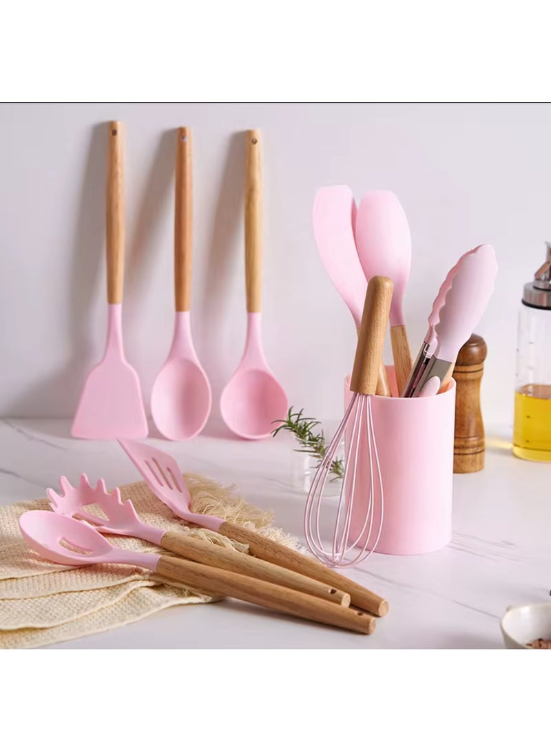 طقم توزيع سيليكون بسطح مانع للالتصاق مكون من 12 قطعة - Image 1