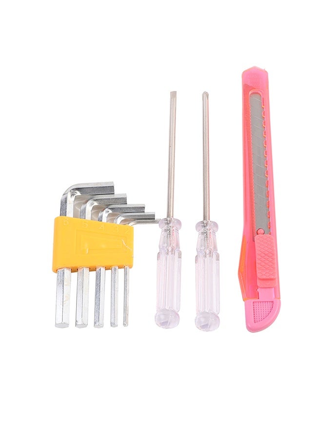 LAWAZIM Hexagon Key With Knife And 2-Piece Screwdrivers Set - Metric L-Shaped Allen Wrenches (2-6mm), Snap-Off Blade Cutter, Phillips and Flat Head - Ideal for DIY, Repairs, Furniture, Electronics - Image 4