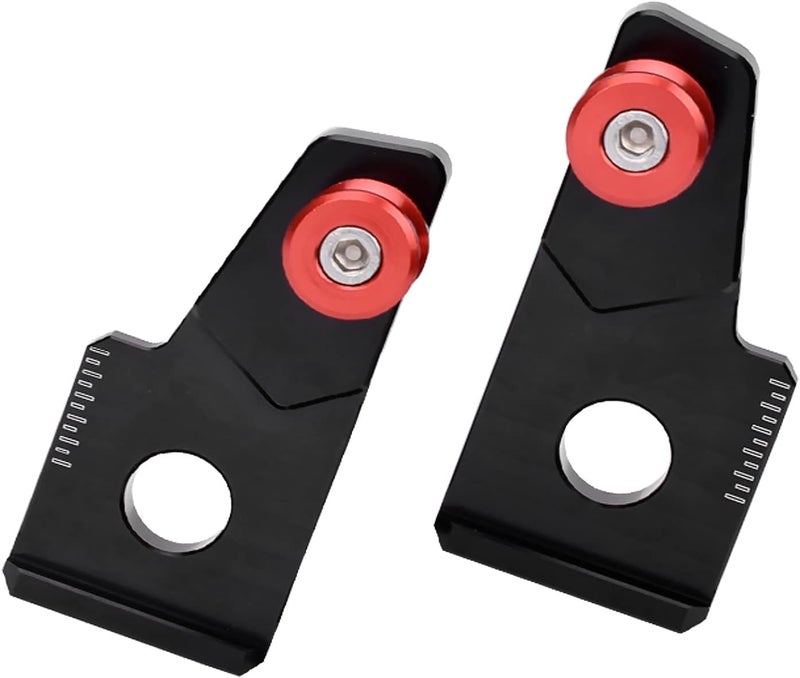 LEDISHUN Motorcycle Chain Tensioner and Swing Arm Sliders Spools Kit for Honda CBR500R CB500X CB500F (2019-2023) - Red - Image 5