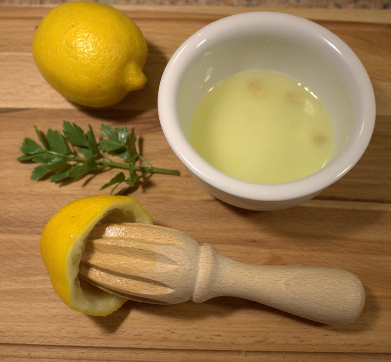 efo Wooden Lemon Squeezer Reamer – Citrus Squeezer & Handheld Juicer – Good Grips Wood Reamer for Lemons, Limes & Oranges – Manual Juice Extractor for Cooking, Baking & Cocktails - Image 4