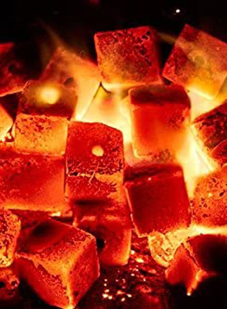 COCO BRAZIL 72-Pcs Premium Coconut Shell Large Size Cube Charcoal 1 KG | Charcoal for BBQ and Grilling and Bakhoor - Image 4