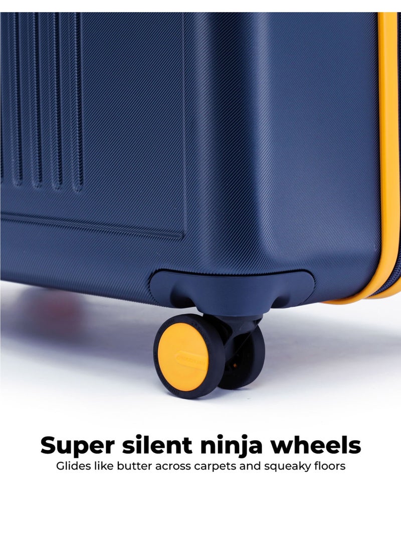 موكوبارا للتجارة ذ.م.م حقيبة سفر كبيرة ترانزيت من البولي كربونات - وي ميت أجين صن راي .، أزرق نيلي - Image 4