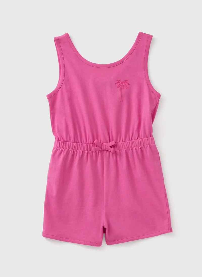 Matalan Girls Pink Playsuit