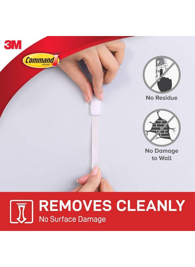 Command Plastic Medium Utility Wall Hooks, Up To 1.3Kg, Heavy Duty, Holds Strongly, Reusable, Adhesive Hooks For Wall, Multi-Surface Damage Free Hooks For Hanging (White, 2Hooks, 4 Stripss)  - Image 4
