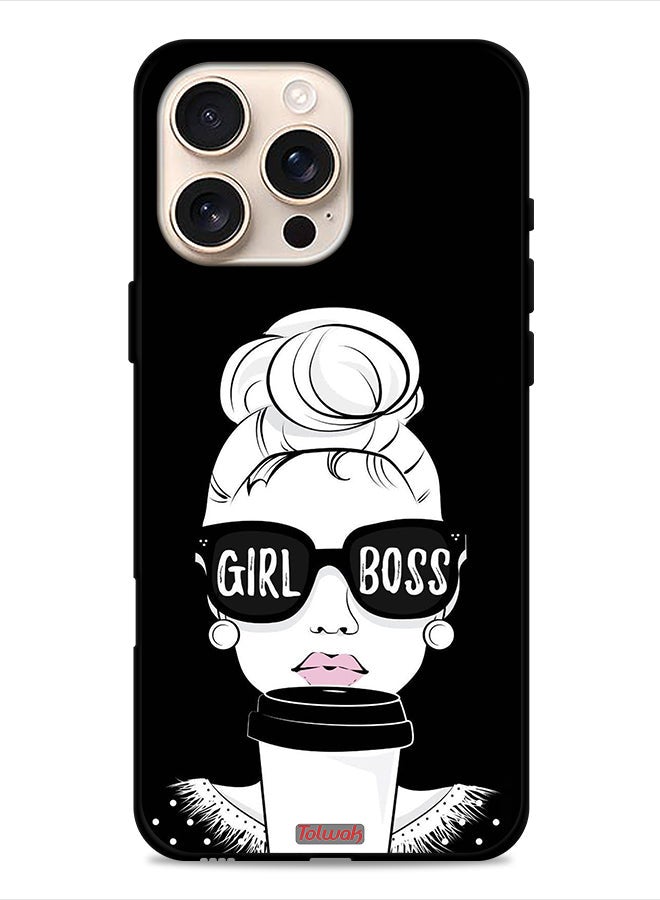 Tolwak Apple iPhone 16 Pro Protective Case Cover Girl Boss - Image 1