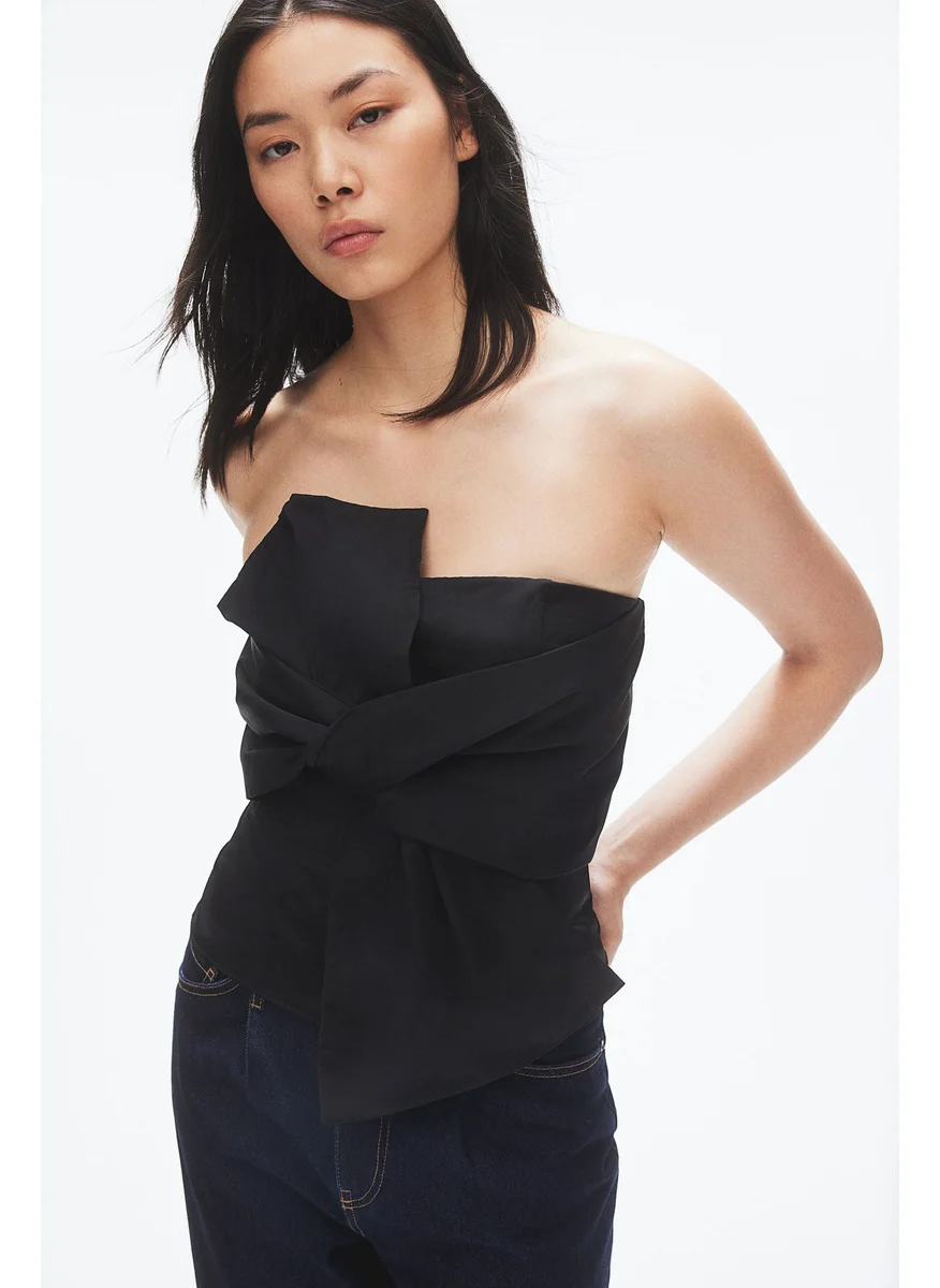 H&M Bow-Front Bandeau Top