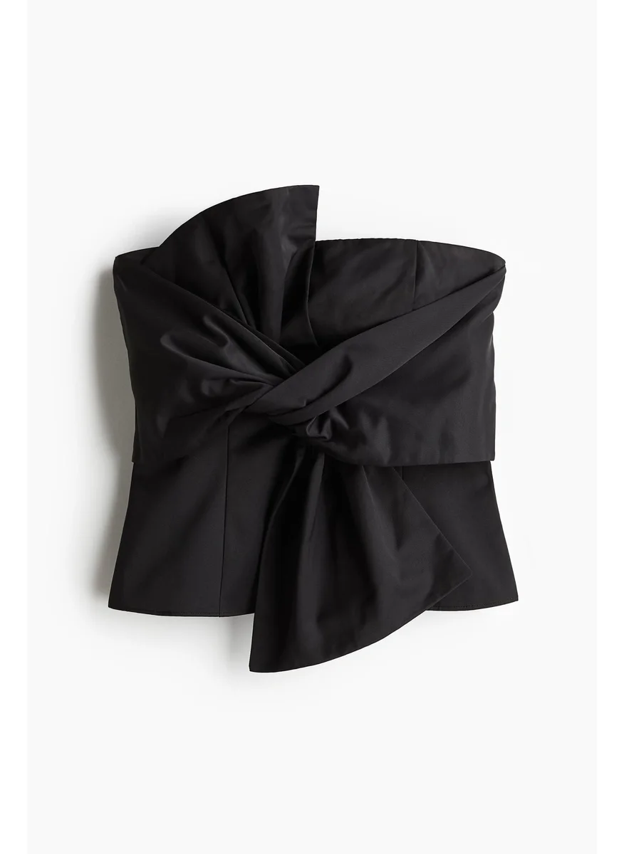 H&M Bow-Front Bandeau Top