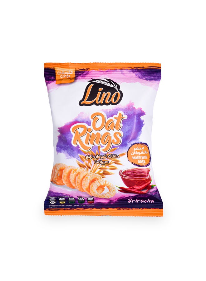 Sriracha Oat Rings Snacks 30 Grams