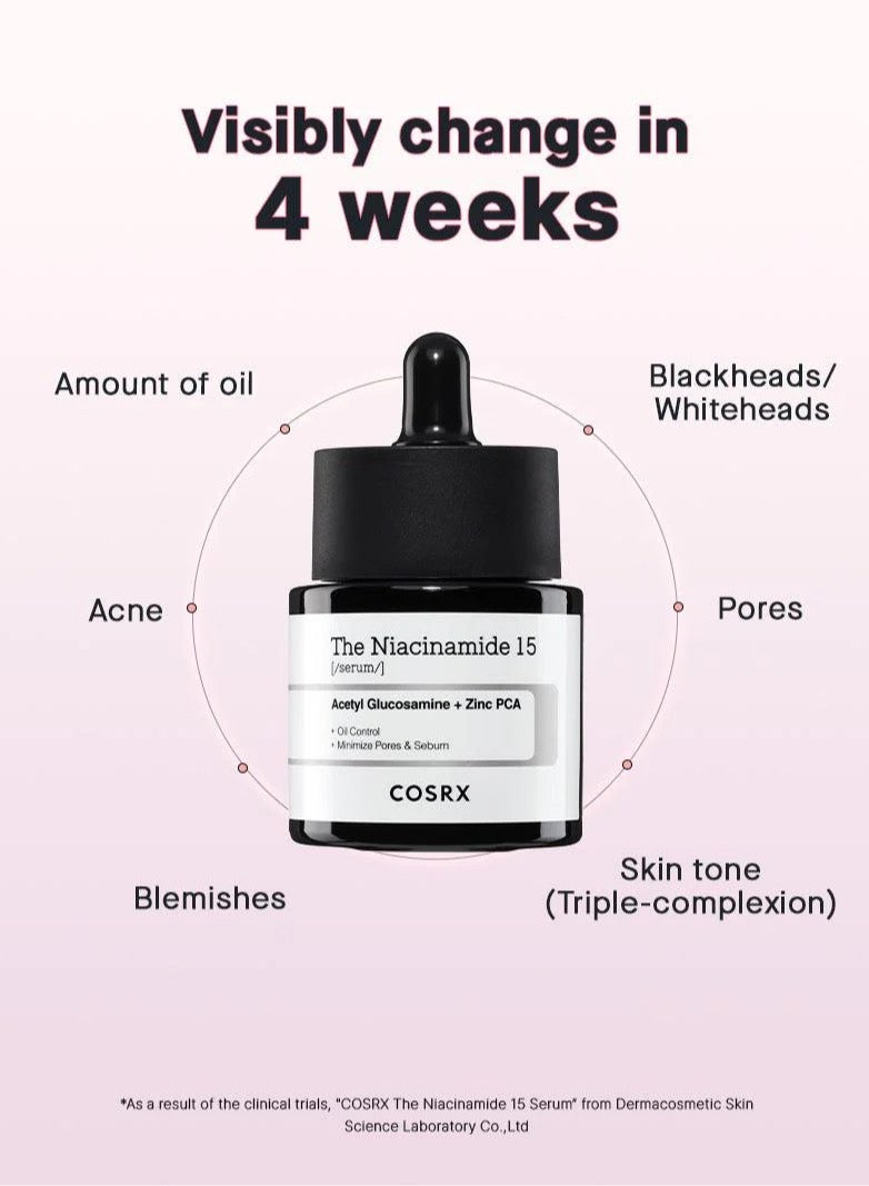 COSRX Acne & Pore Care Set Centella Foam Calming Cleanser Power Essence 96 Niacinamide 15% - Your Ultimate Solution for Clear, Radiant Skin 320ml - Image 5
