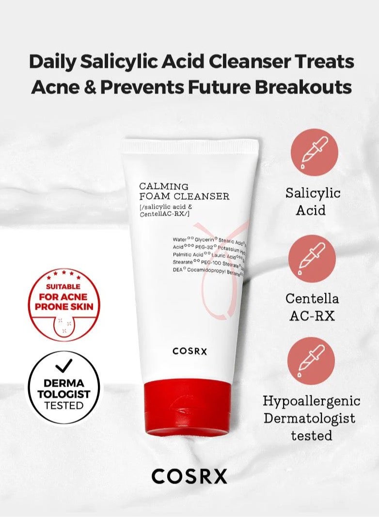 COSRX Acne & Pore Care Set Centella Foam Calming Cleanser Power Essence 96 Niacinamide 15% - Your Ultimate Solution for Clear, Radiant Skin 320ml - Image 3
