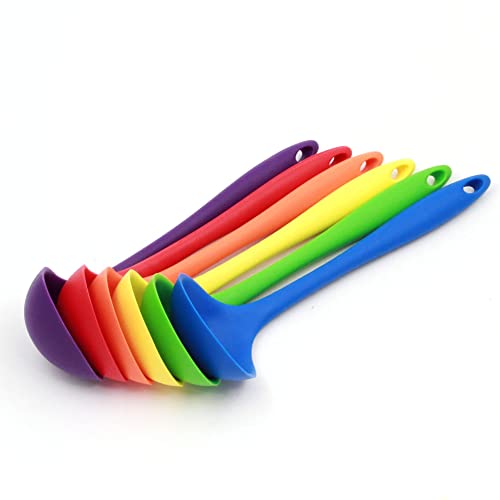 Chef Craft Premium Silicone Cooking Ladle, 11.25 inch, Orange - Image 4