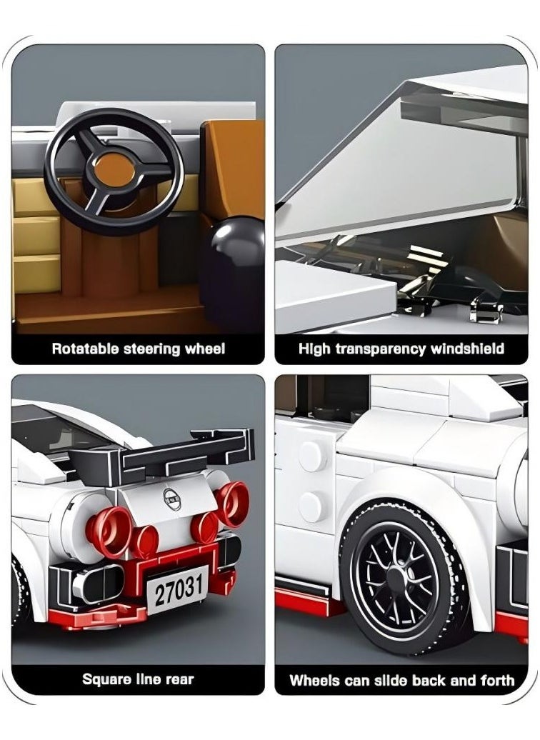 mould king speed champion building kits, 27031 Model Car Kits Building Set, Car Models Building Blocks sets, Race Car Building Kits for Adults Kids toy 8+356pcs  - Image 3