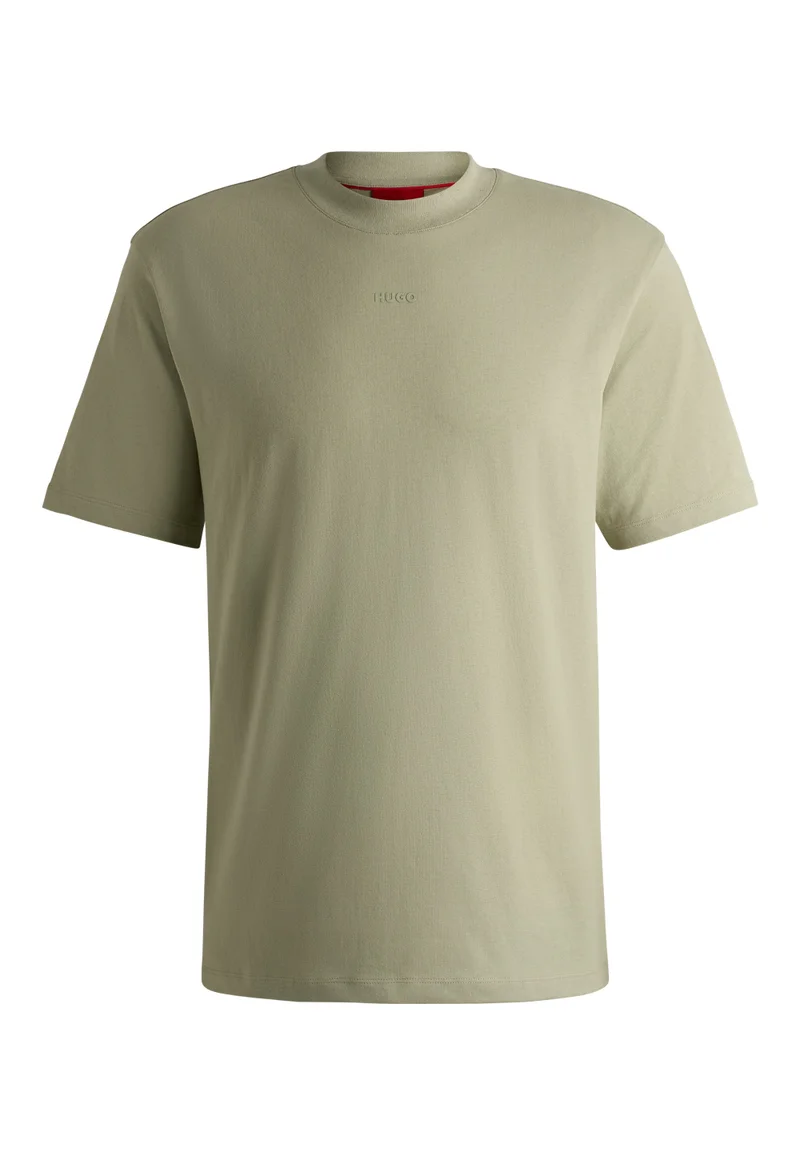 HUGO Relaxed-fit T-shirt in cotton with logo print