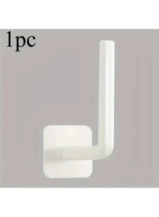 Multi Functional L Shaped Hook No Drilling Required Space Saving PP Plastic Organizer For Kitchen Bathroom Mixed Color - Image 1