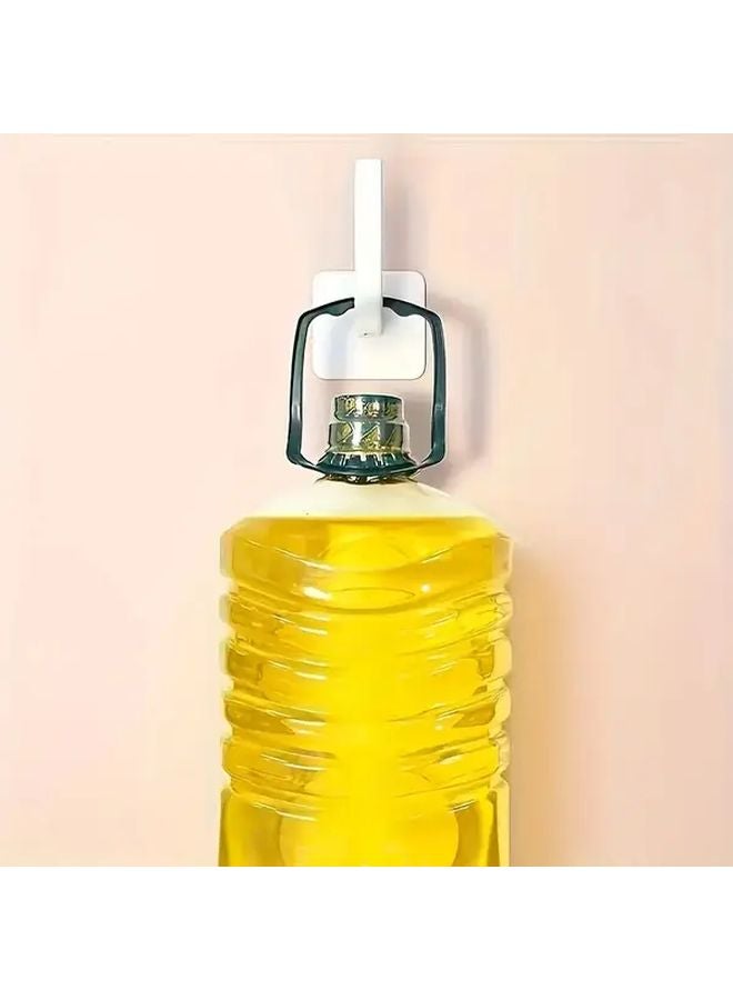 Multi Functional L Shaped Hook No Drilling Required Space Saving PP Plastic Organizer For Kitchen Bathroom Mixed Color - Image 2