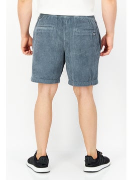 PERRY ELLIS Men Drawstring Corduroy Short, Dark Green  - Image 2