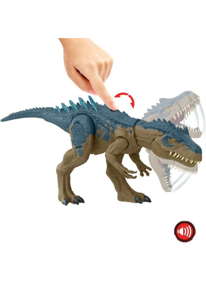 Mattel Games Mattel Jurassic World Ruthless Rampagin Allosaurus Dinosaur Toy with Attack Move & Roar Sound - Image 5