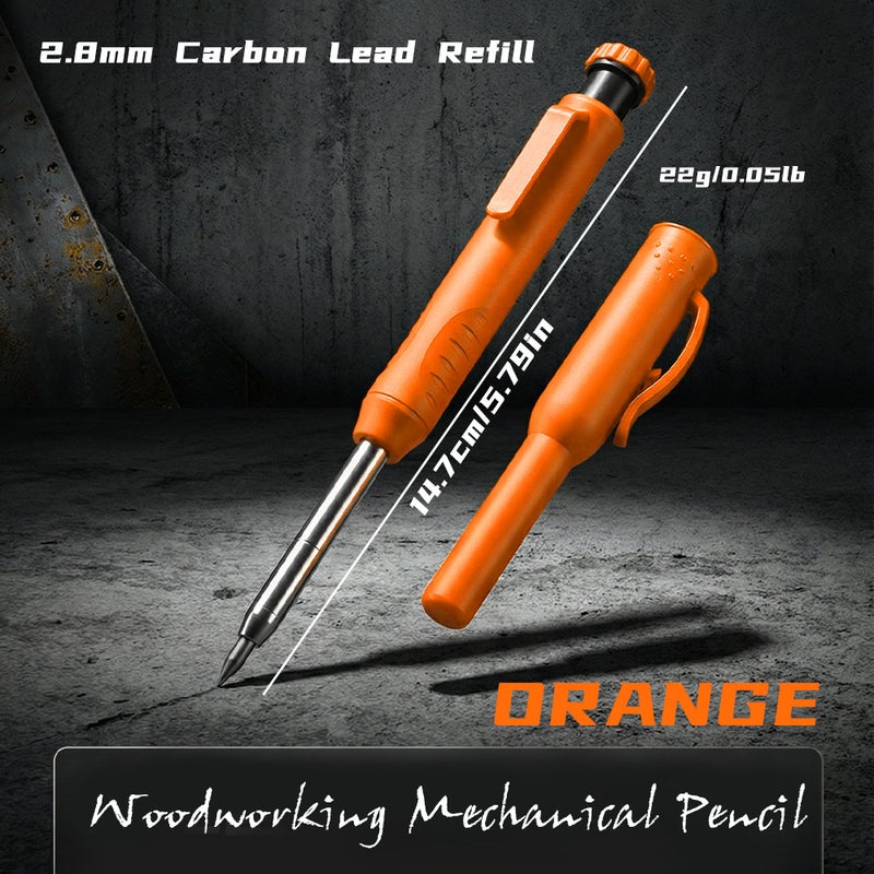 Cross-Border Best-Selling Automatic Pencil with Wood Marker for Engineering and Marking